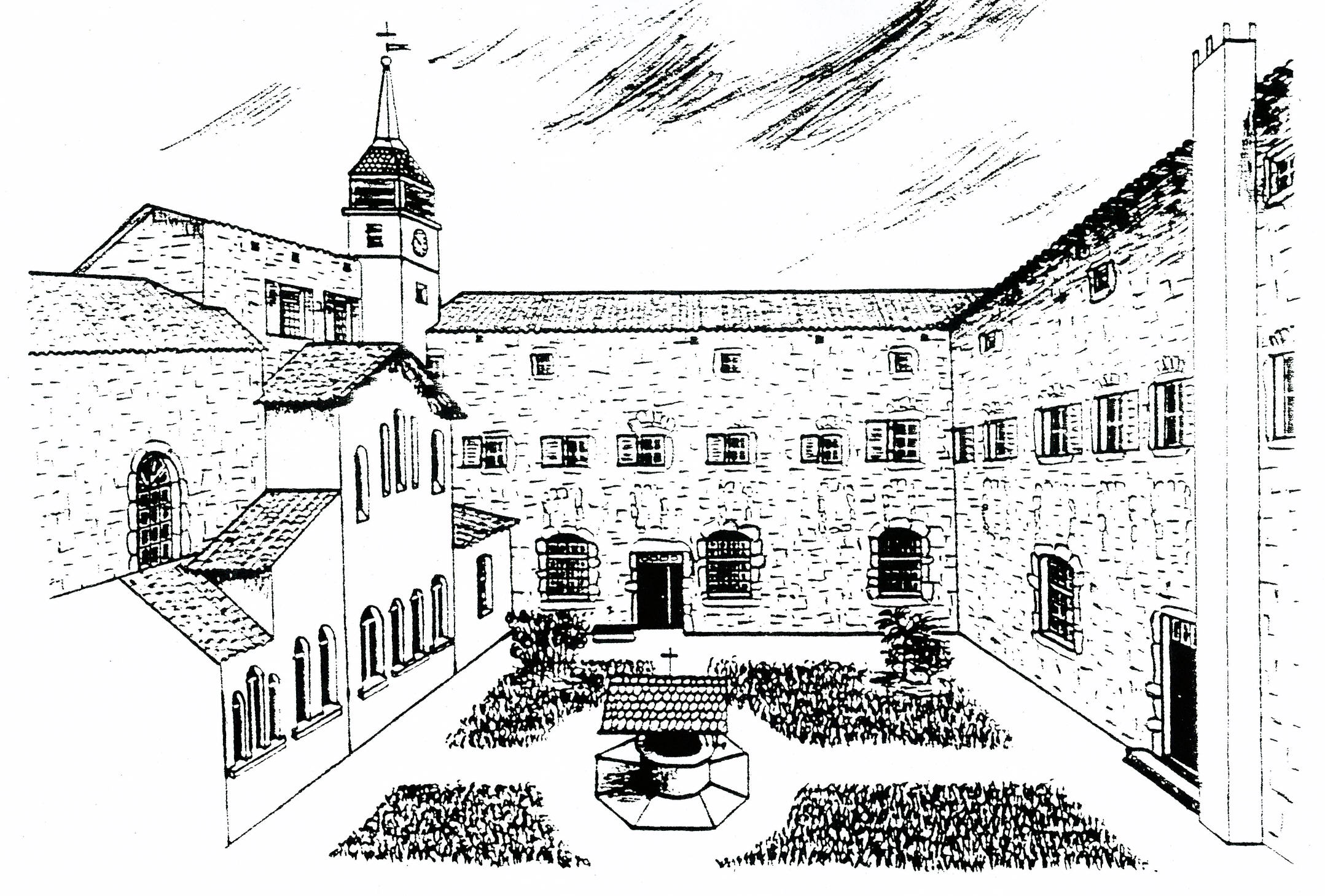 croquis monastère